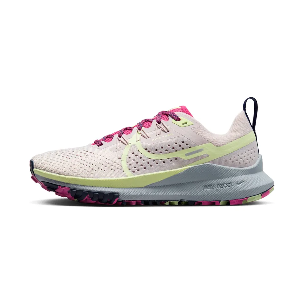 Nike React Pegasus Trail 4 Platinum Violet Purple Ink Fierce Pink Luminous Green (DJ6159-002)