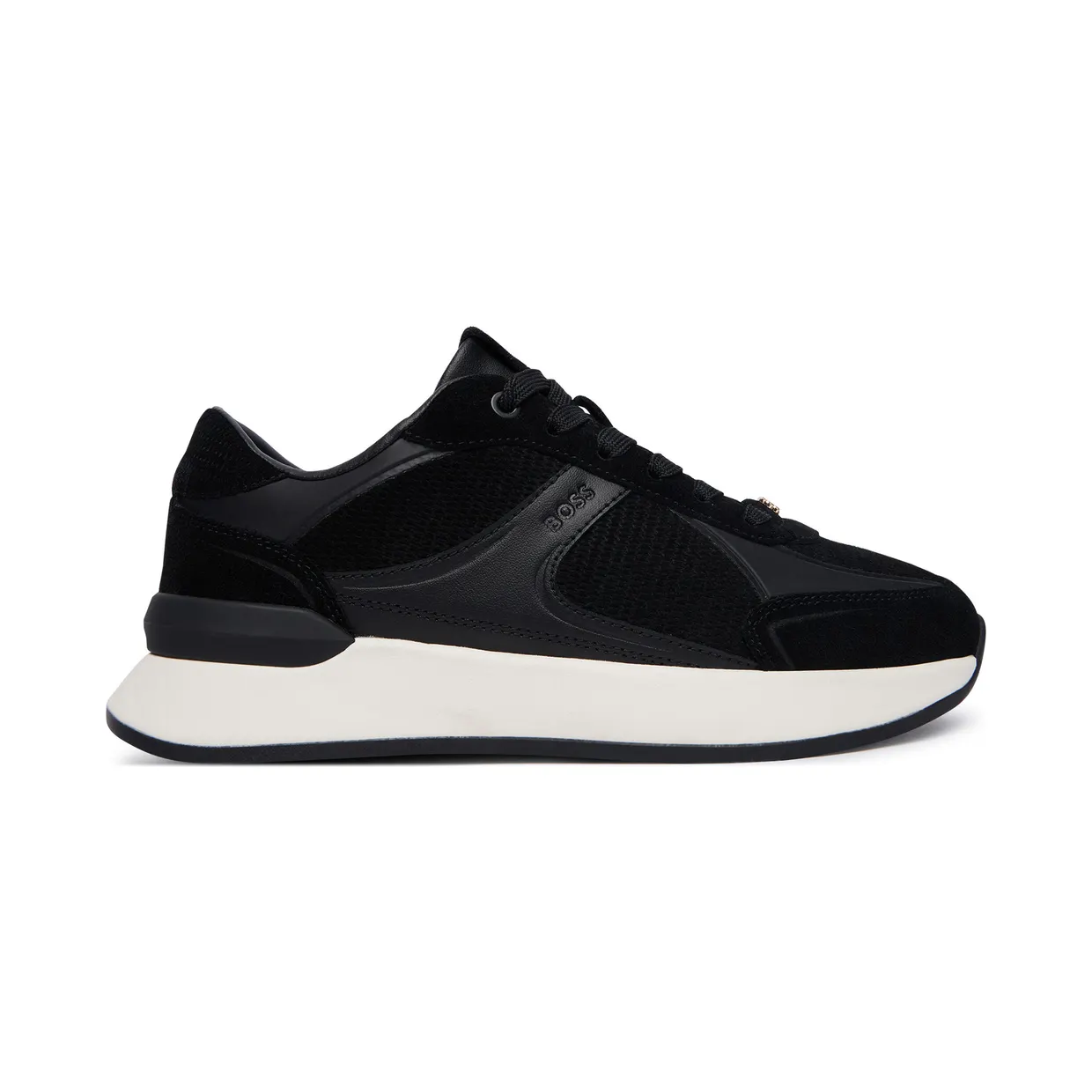BOSS panelled low-top sneakers – Beige (50569211) (2)