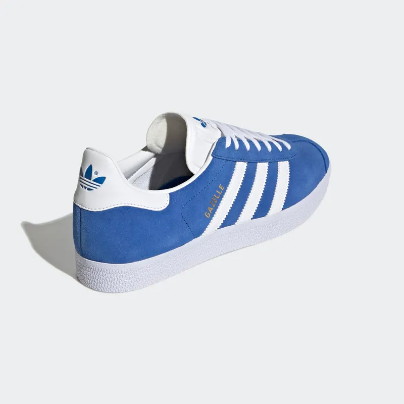 Adidas Gazelle Blue / Cloud White / Gold Metallic (GX2207)