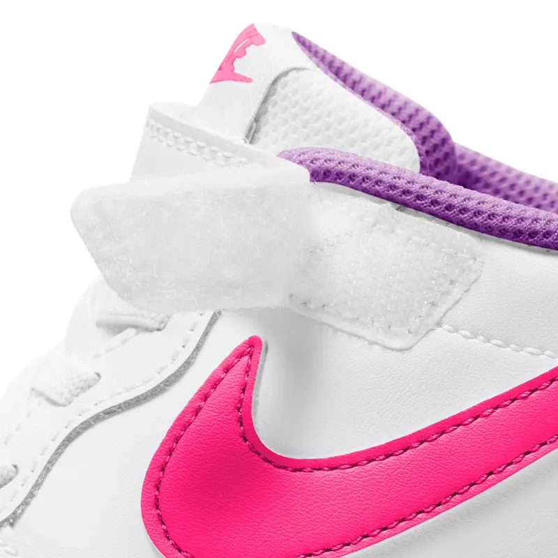 Nike Court Borough Low 2 White Fuchsia Glow (BQ5451-111)