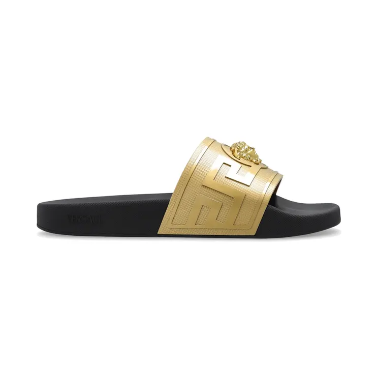 Versace Slide Gold Black (1020535 1A14831 1X00V)