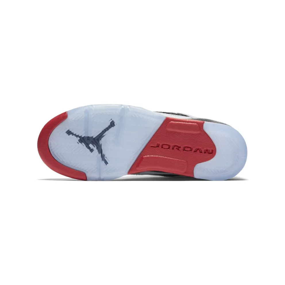 Jordan 5 Retro Fire Red 2016 (GS) White/Fire Red/Black (314338-101)