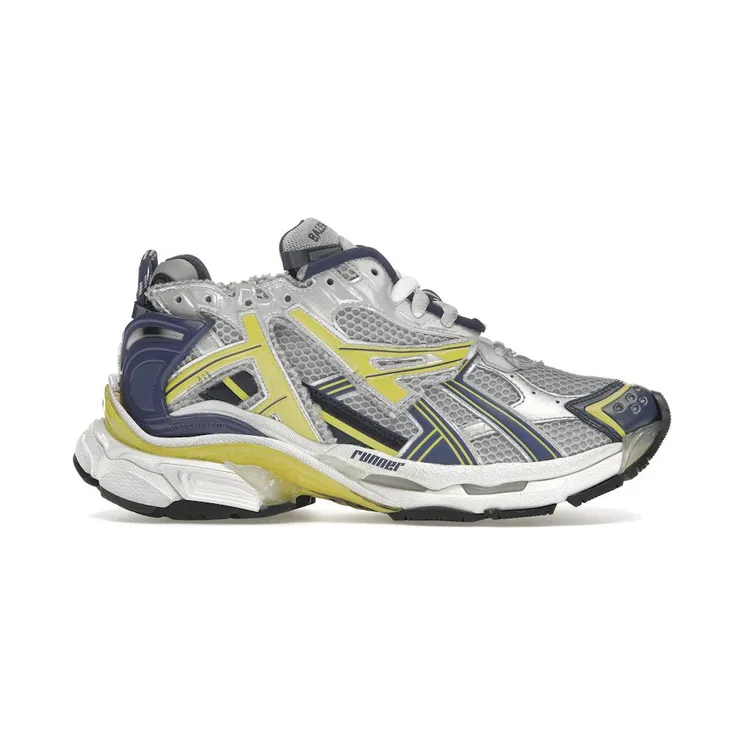 Balenciaga Runner White Blue Yellow Grey Black (677403W3RB59174)