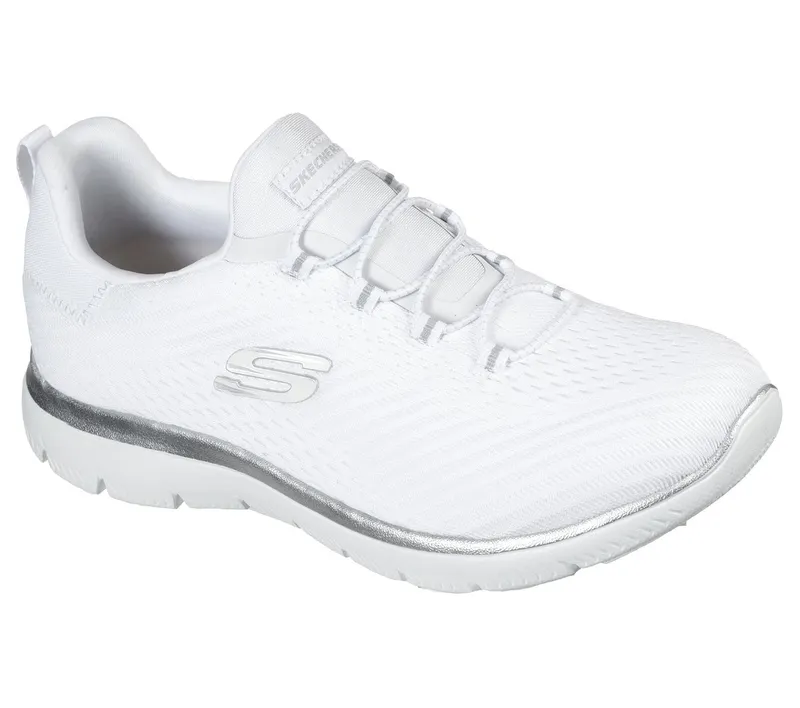 Skechers Summits – Fast Attraction Sneaker White/Silver