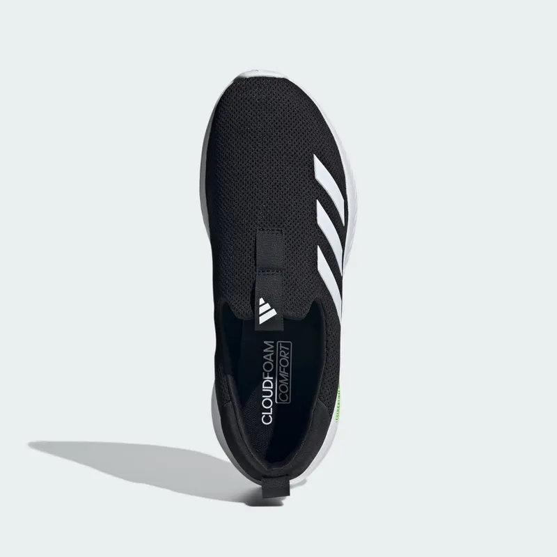 adidas Cloudfoam Move Lounger Core Black Cloud White Hi-Res Yellow (ID6512)