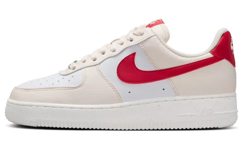 Nike Air Force 1 Low ’07 “Next Nature Pale Ivory University Red” (DC9486-109)