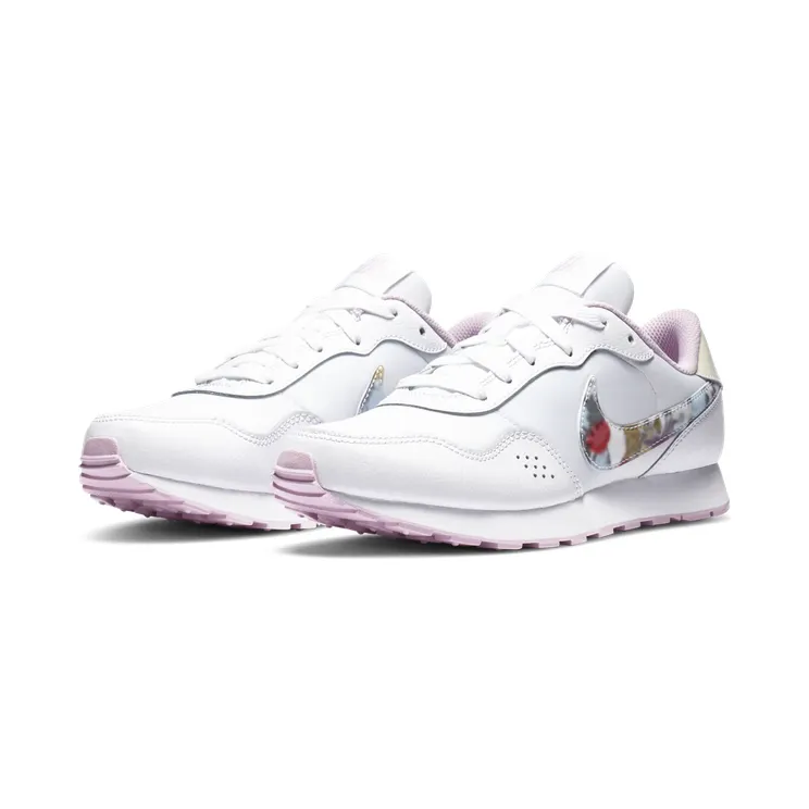 Nike MD Valiant GS ‘Fuzzy Floral Print’ “White / Light Arctic Pink” (CN8555-100)