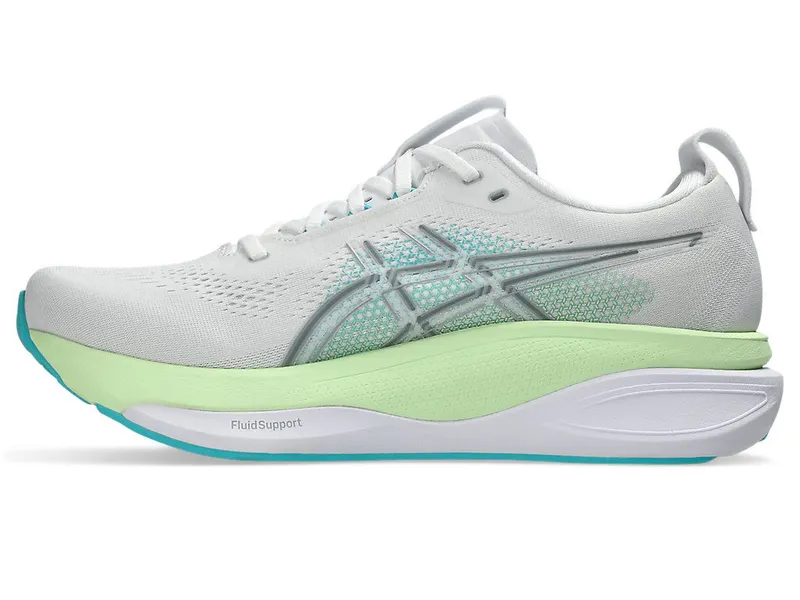 ASICS GEL-KAYANO 33 “White / Energy Aqua” (1011C167-100)