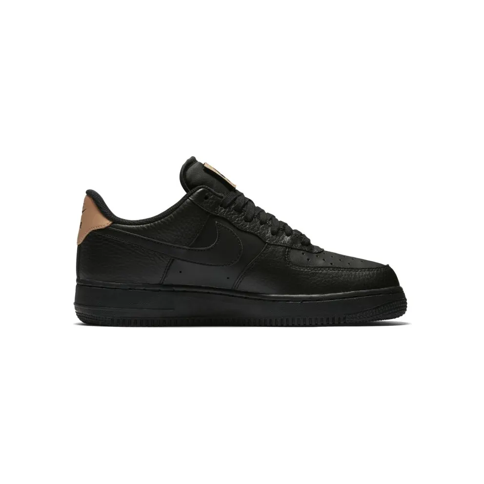 Nike Air Force 1 Low Black Vachetta Tan Black/Black-Black-Black (718152-016)