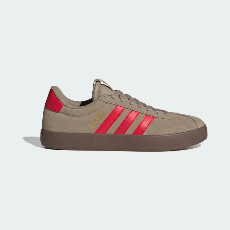adidas VL Court 3.0 “Blanch Cargo / Pure Ruby / Gold Metallic” (IH4032)