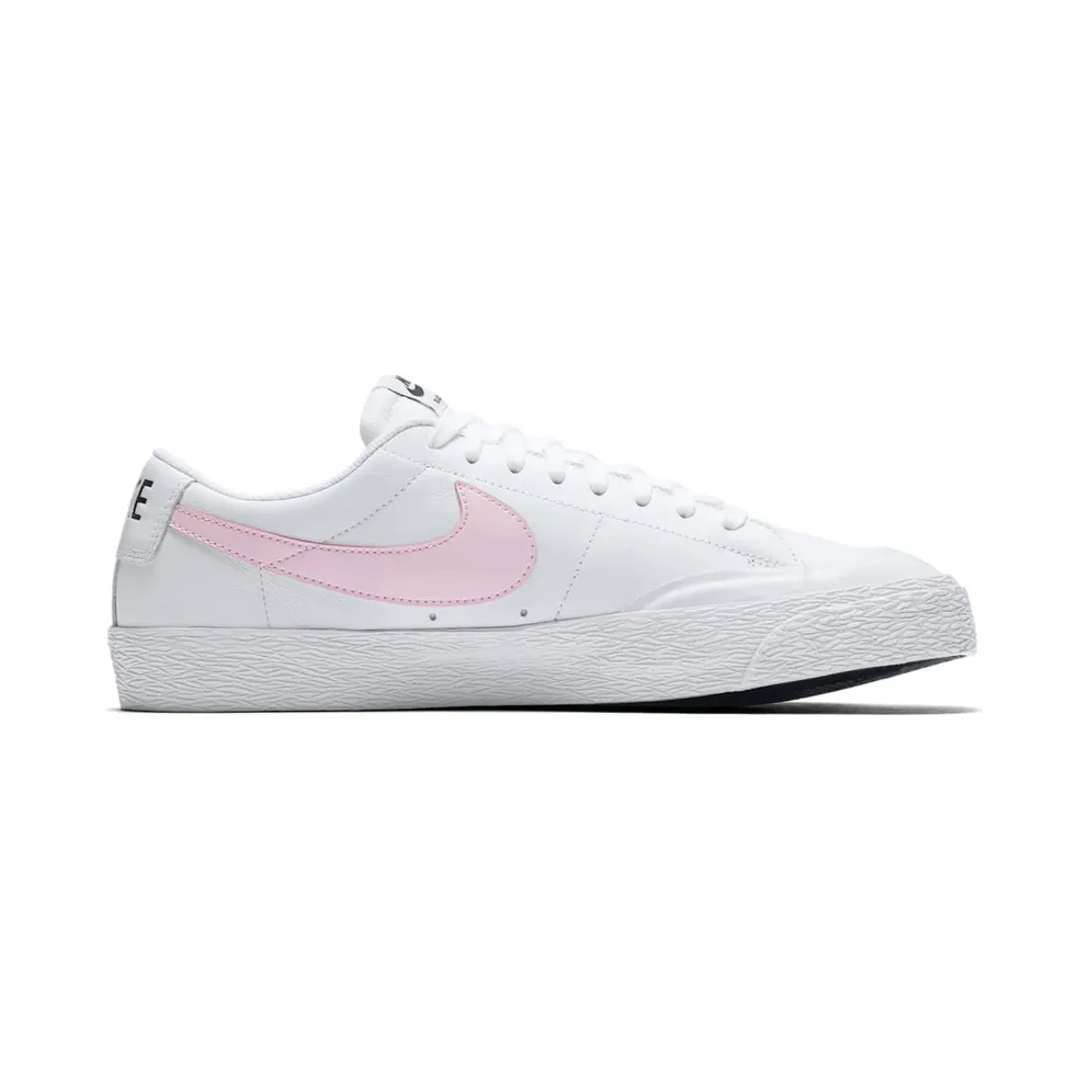 Nike SB Blazer Zoom Low White Prism Pink White/Prism Pink-Black-White (864348-160)