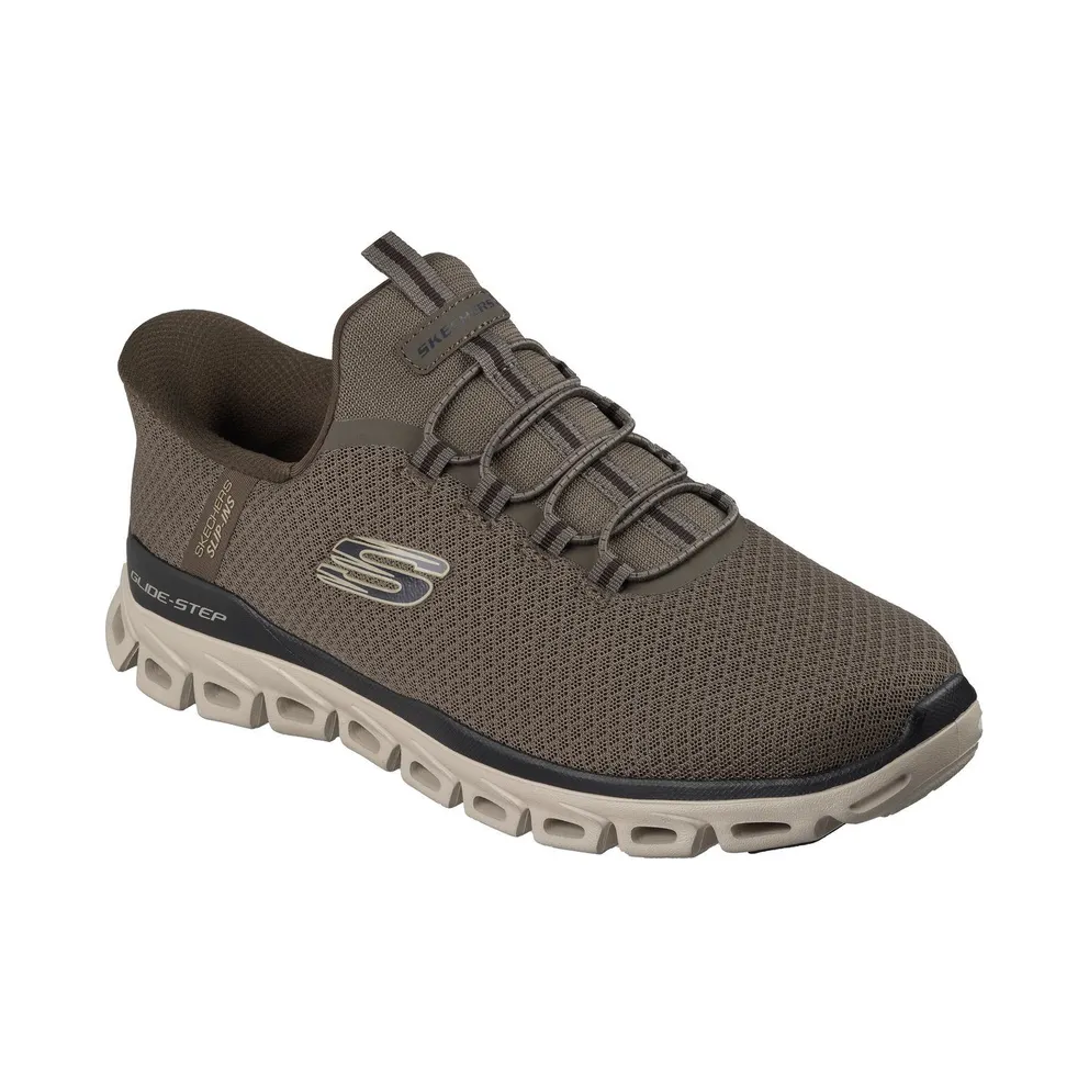 Skechers Slip-ins: Glide-Step – Noxus Sneaker Bruin/Natuurlijk