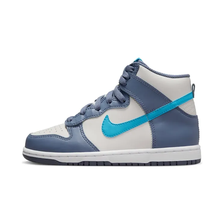 Nike Dunk High “Light Bone / Diffused Blue / White / Blue Lightning” (DD2314-006)