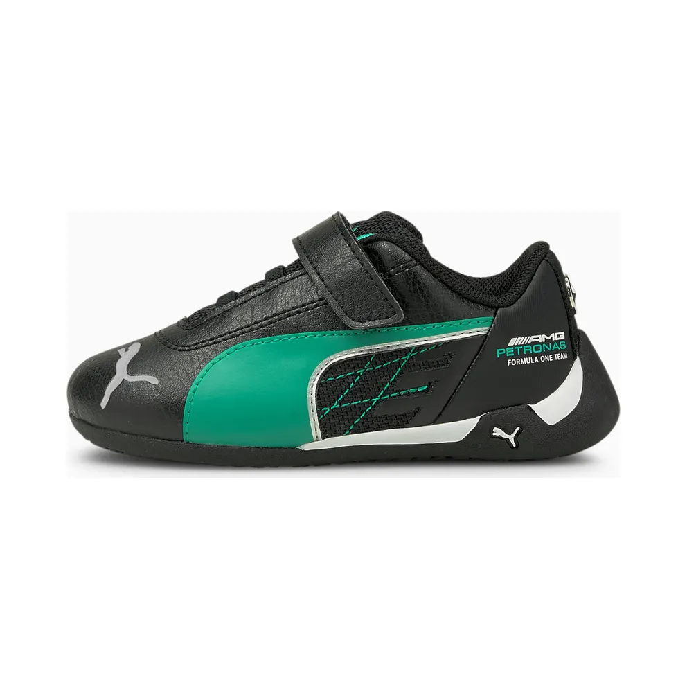 Puma Mercedes R-Cat V babysneakers Black/Green (30662404)