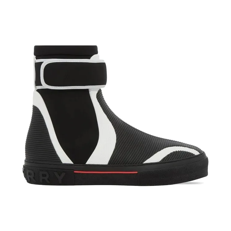 Burberry Black & White Sub High-Top Sneakers (8052336)