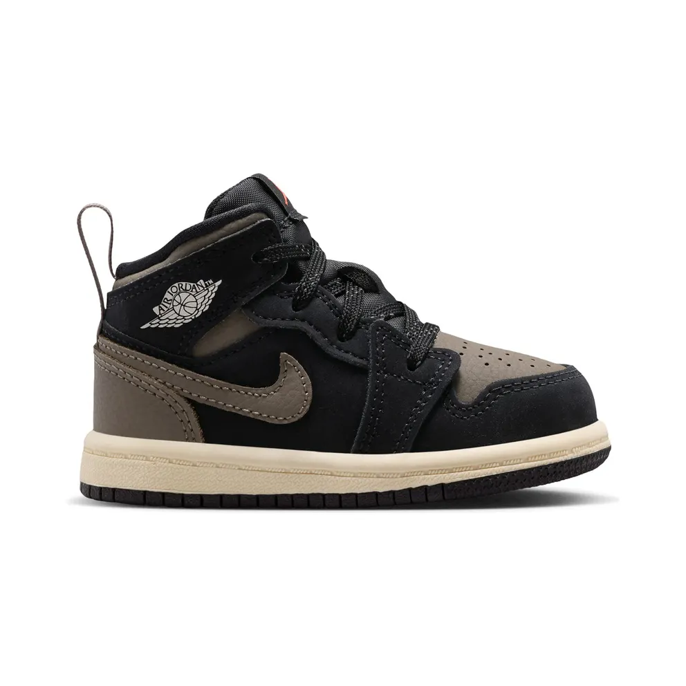 Air Jordan 1 Black/Light Wild Mango/Muslin/Olive Grey (IB7054-002)