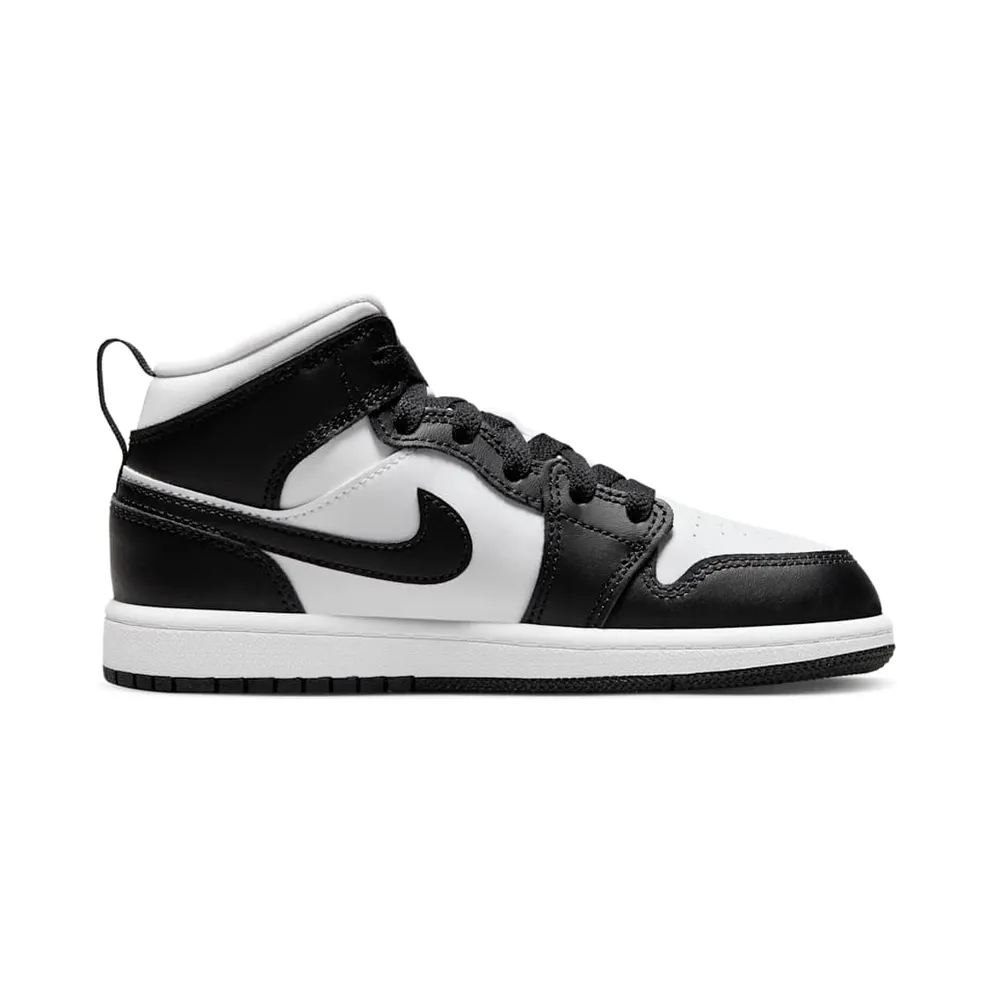 Jordan 1 Mid Younger Kids’ Black (DR9496-001)