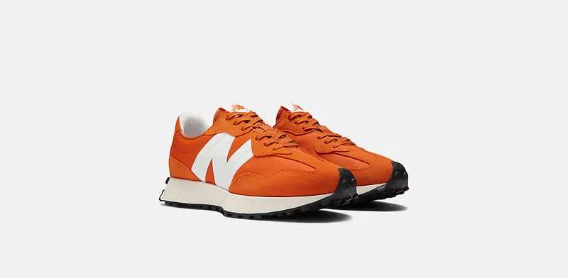 New Balance New Balance Unisex 327 Orange/White (MS327GC)