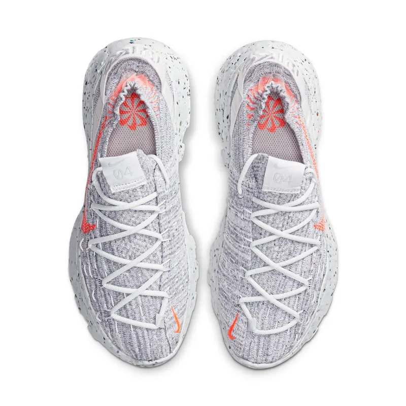 Nike Space Hippie 04 Summit White Hyper Crimson (W) Summit White/Hyper Crimson-Vast Grey-White (CD3476-100)