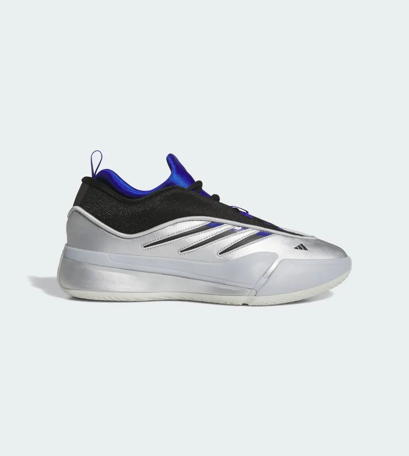 Adidas Dame 9 Silver Metallic / Core Black / Lucid Blue (JH6633)