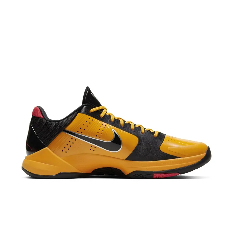 Nike Kobe 5 Protro Bruce Lee Del Sol/Metallic Silver-Comet Red-Black (CD4991-700)