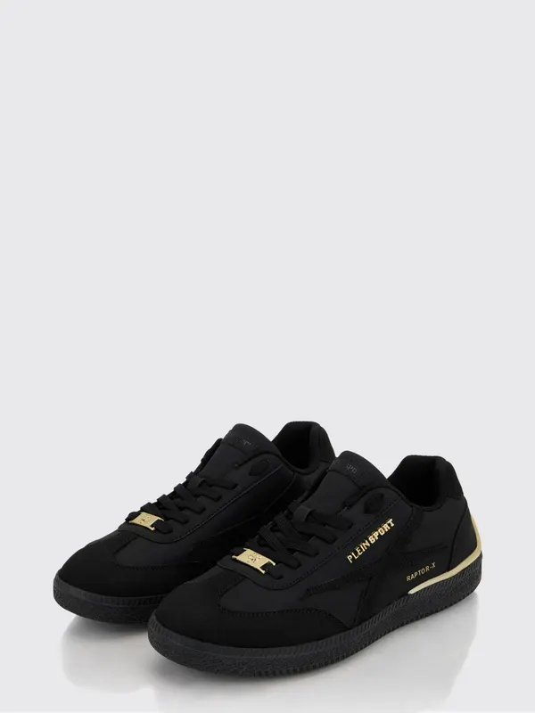 Plein Sport Raptor-X Leather Sneakers Black (SAFSUSC0936SLE004N0293)