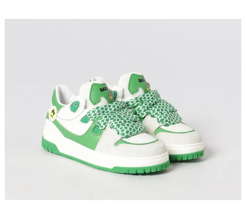 BARROW Leather Sneakers Green (828492)