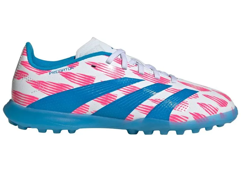 adidas Predator League Turf Cloud White Solar Blue Solar Pink (ID3427)