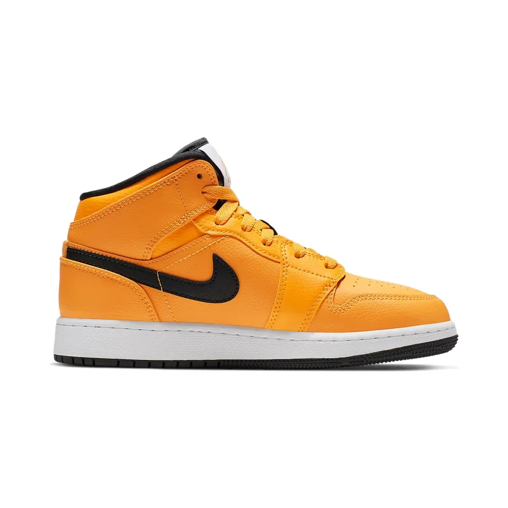 Jordan 1 Mid University Gold Black (GS) University Gold/Black-White-Gym Red (554725-700)