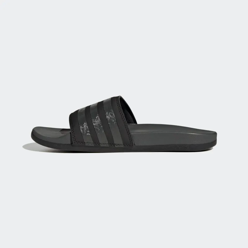 Adidas Adilette Comfort Slides Core Black / Grey Six / Core Black (GX4303)