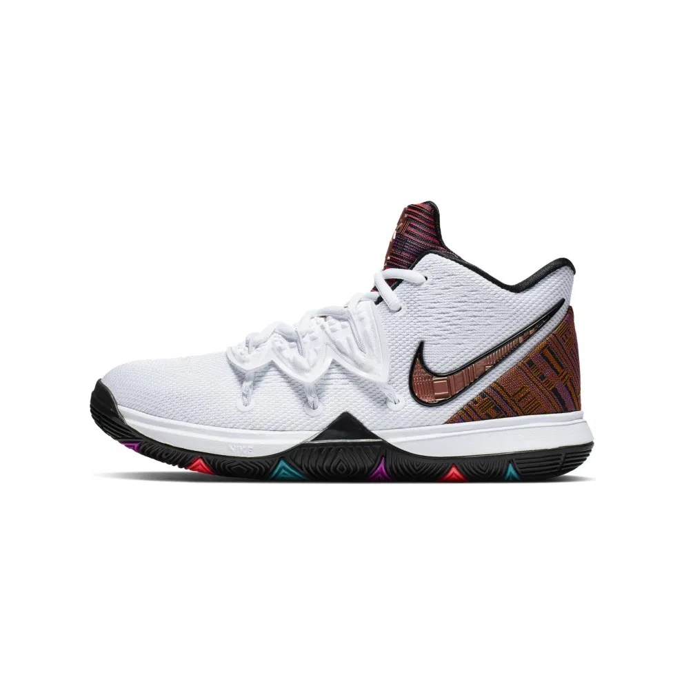 Nike Kyrie 5 BHM 2019 (GS) White/Multi-Color (CI7894-100)