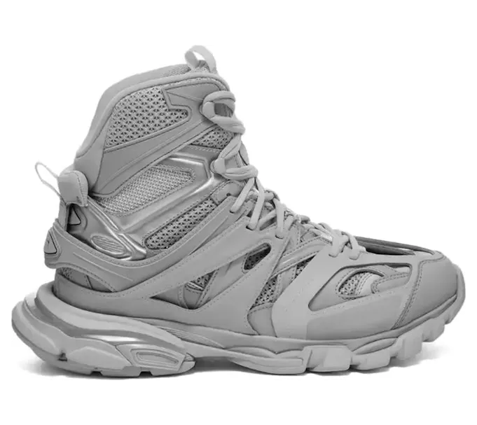 Balenciaga Grey Track Hike Sneakers (654867-W3CP3-1200)