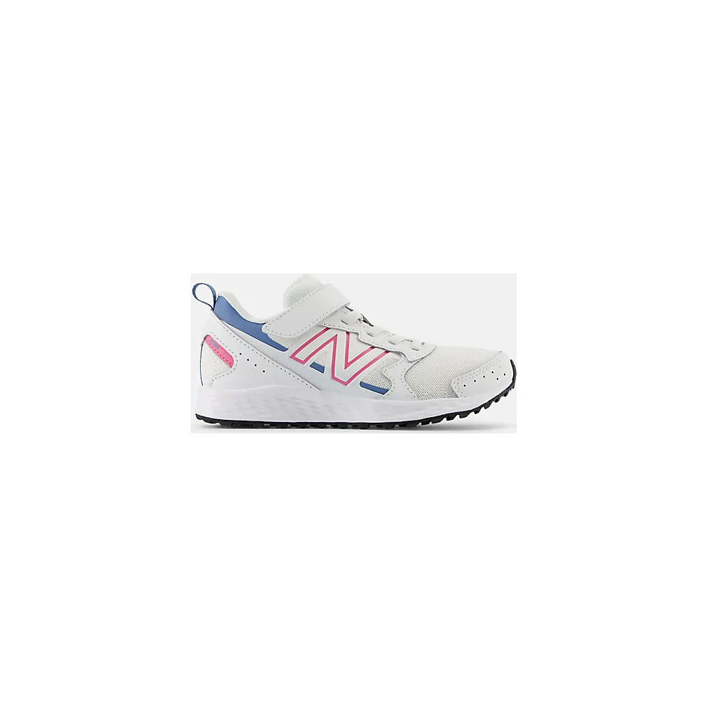 New Balance Fresh Foam 650 Bungee Lace White Real Pink Heron Blue (YT650WP1)