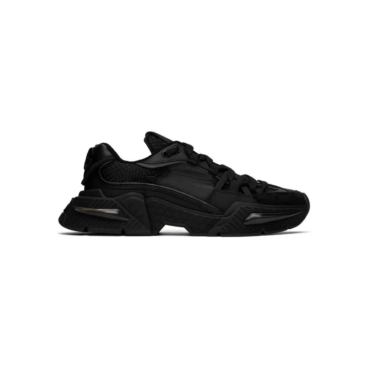 Dolce & Gabbana Black Airmaster Sneakers (CS2071AY851)