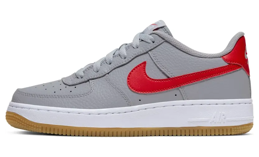 Nike Air Force 1 Low GS “Wolf Grey University Red” (CI1759-002)