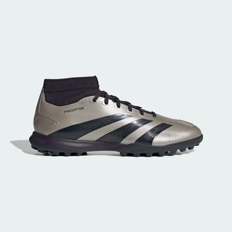 adidas Predator League Mid Turf Platinum Metallic Aurora Black Turbo (IF6388)
