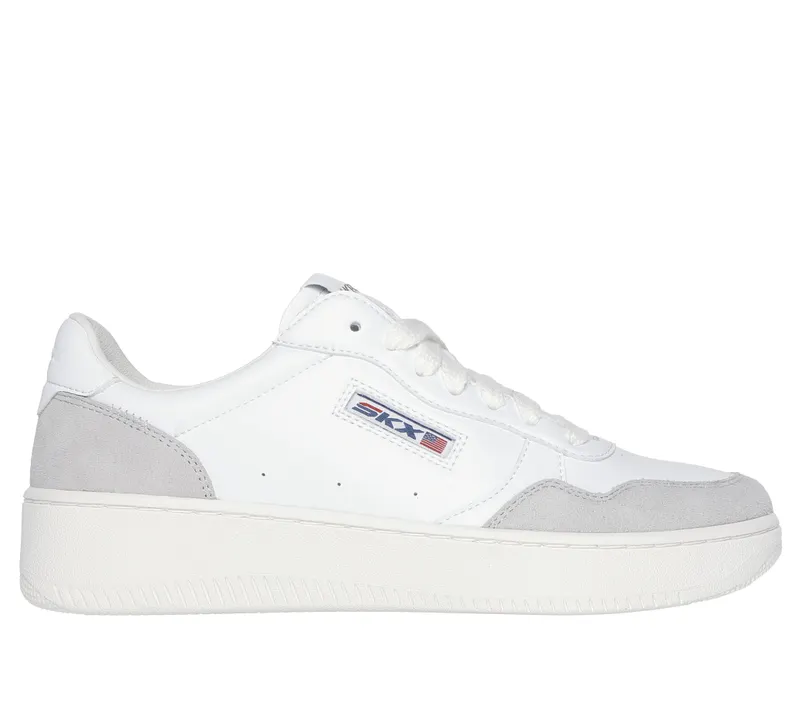 Skechers Court 2.0 – On The Block – White – “White” (185263 WHT)