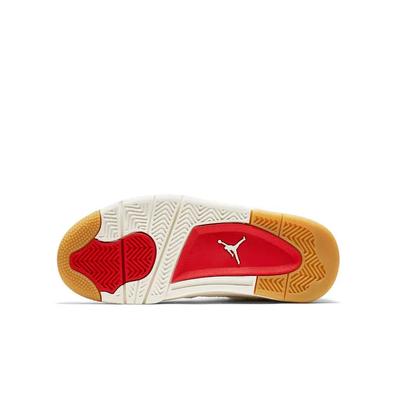 Jordan 4 Retro Levi’s White (GS) (Levi’s Tag) White/White-White (AQ9103-100)