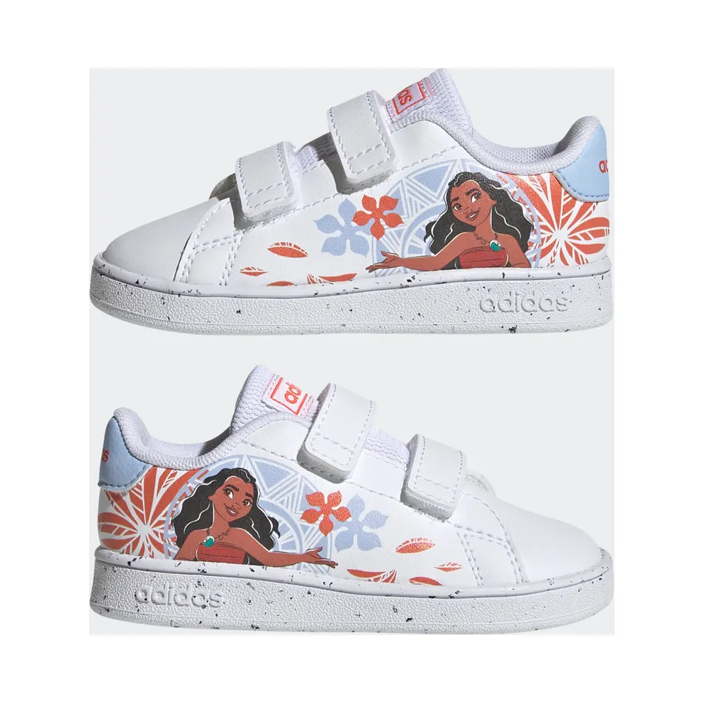 Adidas adidas x Disney Advantage Moana Hook-and-Loop Cloud White / Blue Dawn / Semi Impact Orange (GZ9467)