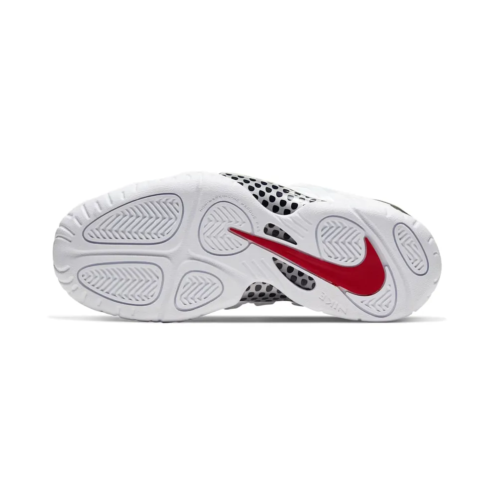 Nike Air Foamposite Pro White Black University Red (GS) White/Black-University Red (644792-103)