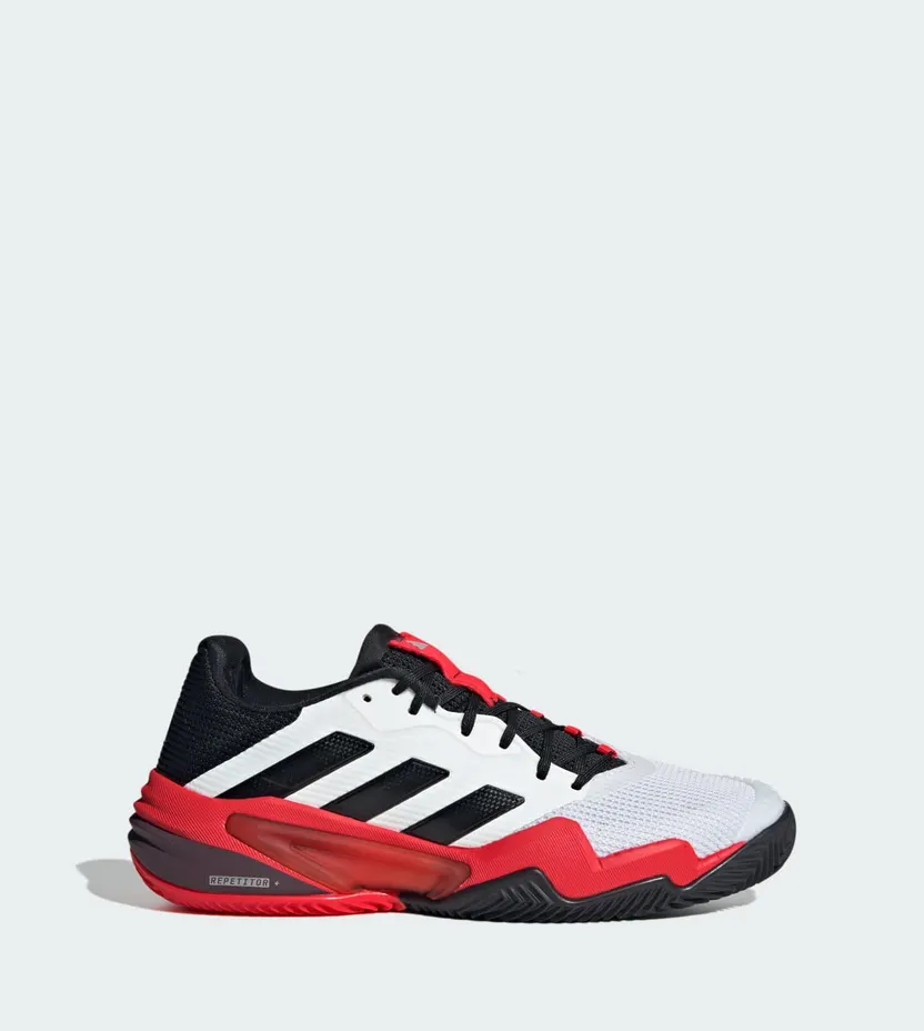 Adidas Barricade 13 Clay Tennisschoenen Cloud White / Core Black / Lucid Red (JH9015)