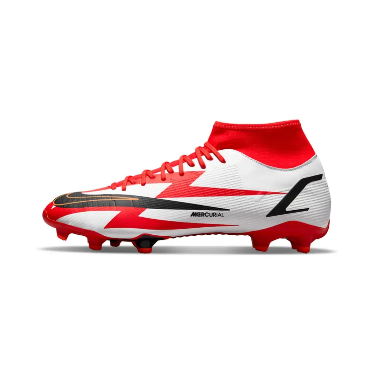 Nike Mercurial Superfly 8 Academy CR7 MG “Chile Red / White / Total Orange / Black” (DB2854-600)