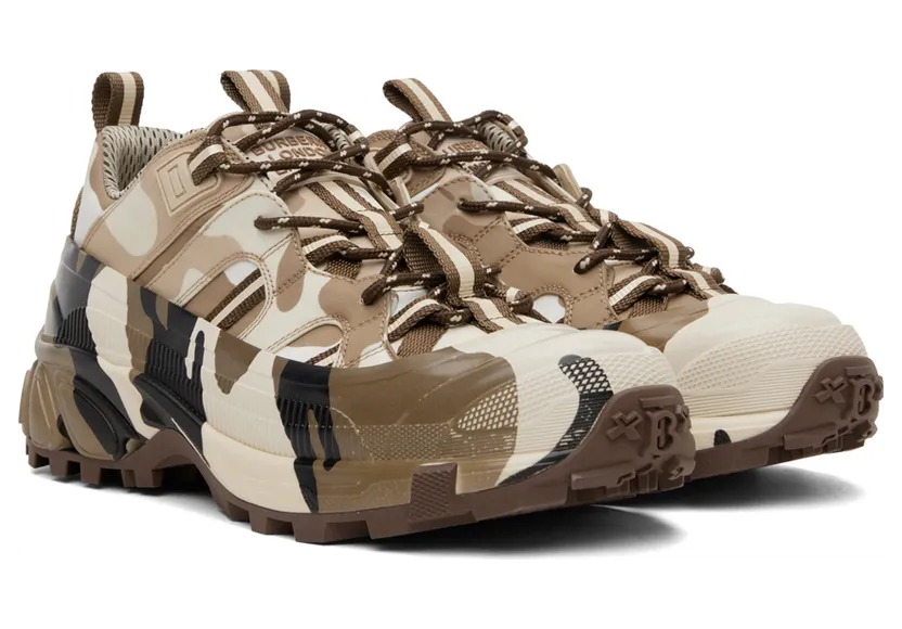 Burberry Brown Camouflage Arthur Sneakers (8053079) (4)