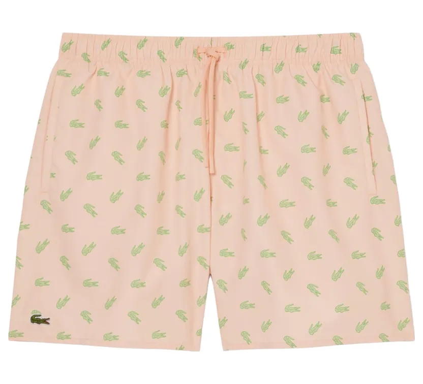 Lacoste – Badehose mit Kroko-Print – Shorts-Badehose (MH1851-00-BIG)