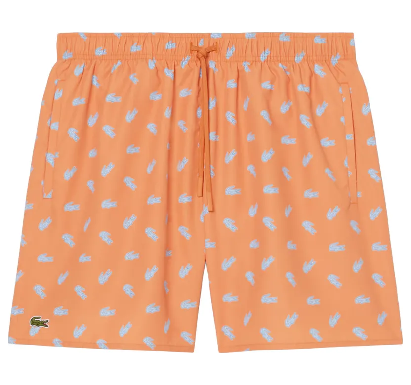 Lacoste – Badehose mit Kroko-Print – Shorts-Badehose (MH1851-00-IY0)