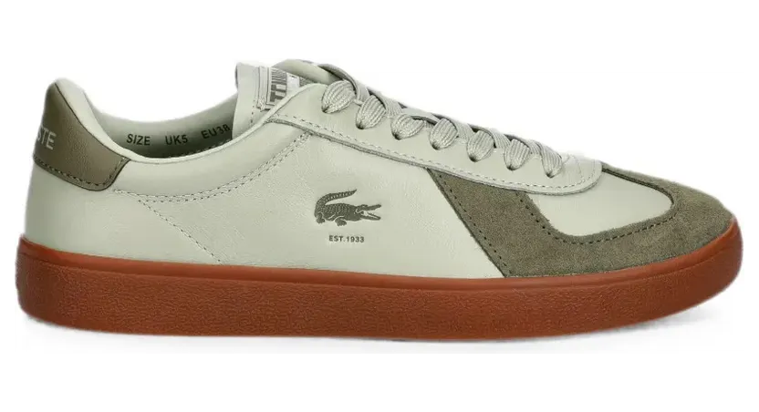 Lacoste Baseshot Pro with suède vlakken and logoprint – Green (50SFA0033)