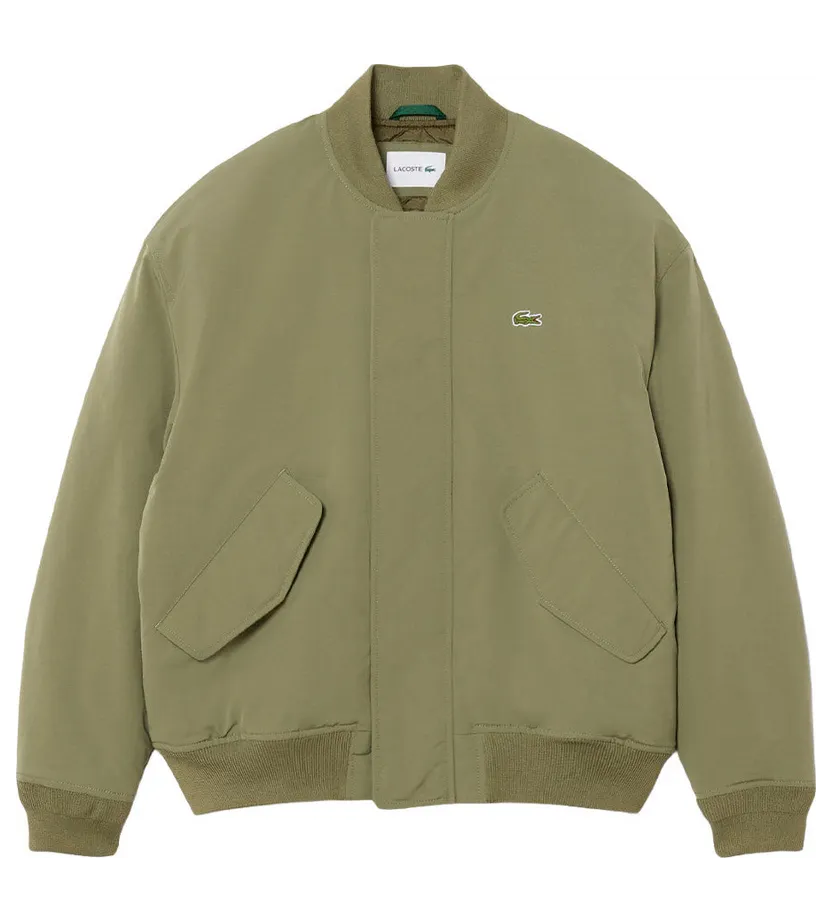 Lacoste – Bomberjacke aus wasserabweisendem Taft – Jacke-Windbreaker (BH1204-00-BMY)