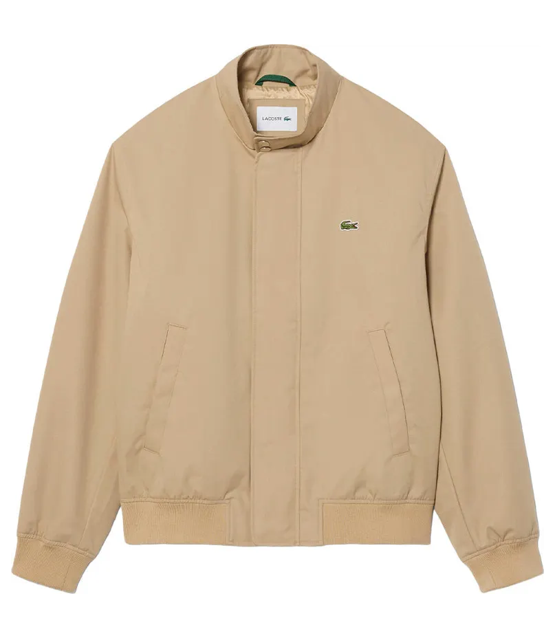 Lacoste – Wasserabweisende Twill Harrington-Jacke – Jacke-Windbreaker (BH1349-00-02S)