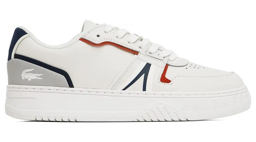 Lacoste White L001 407 WHT/NVY/RED (42SMA0092)