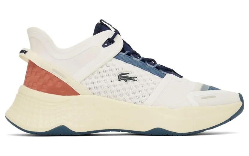 Lacoste White & Navy Court-Drive (42SMA0044)
